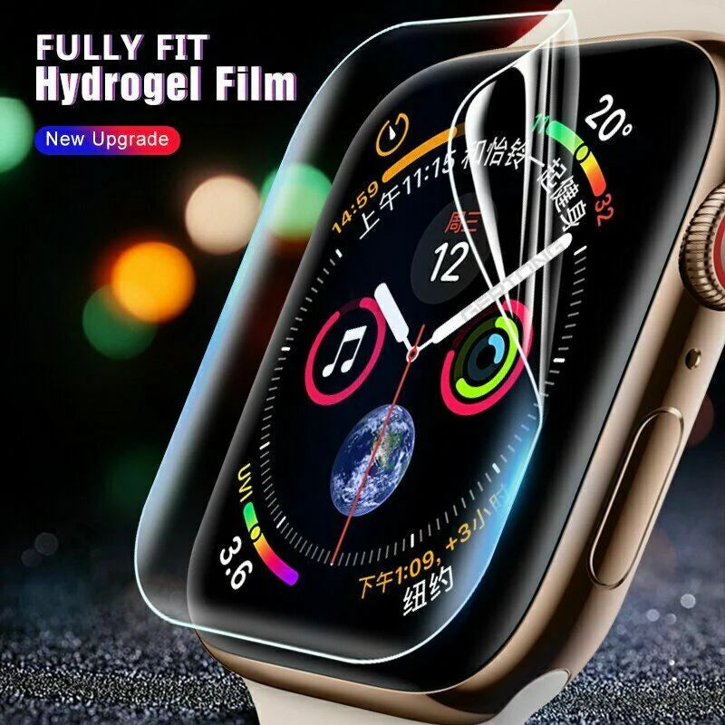 3PC TPU Hydrogel Screen Protector for Apple Watch 4/5/6 40/44Mm