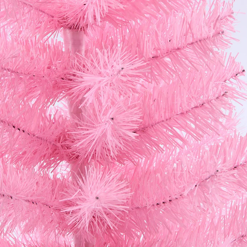 60Cm Christmas Tree Christmas Decoration PVC Small Tree Home Supplie Christmas Green Pink White Snow Desktop Decoration Ornament